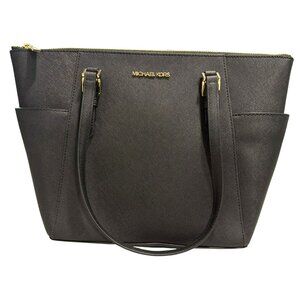 Michael Kors Black Saffiano Leather Tote Bag NEW